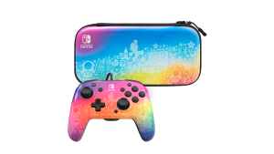 PDP Rematch™ Wired Controller & Travel Case Bundle: Star Spectrum - Nintendo Switch™